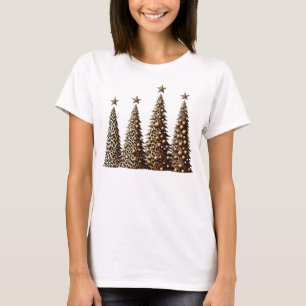 Camiseta Árbol de Navidad Leopard Print