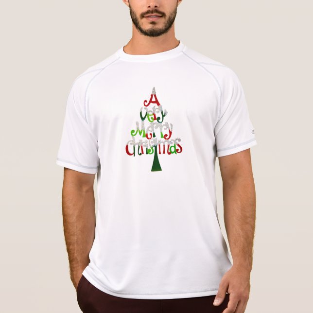 Camiseta Árbol de Navidad muy divertido (Anverso)