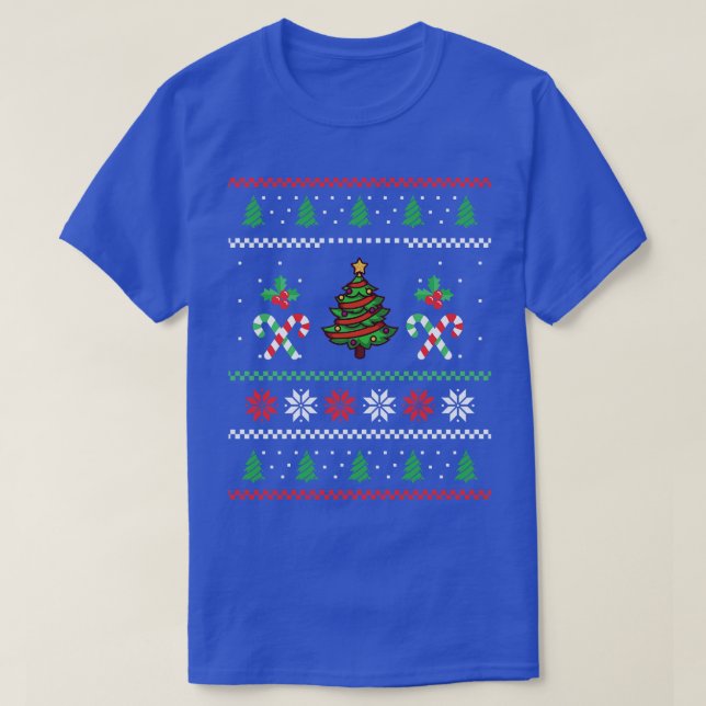 Camiseta Árbol de Navidad Navidades feos 2 (Diseño del anverso)
