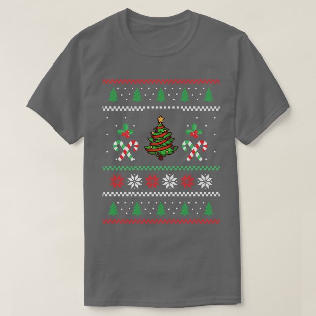 Camiseta Árbol de Navidad Navidades feos 2 (Diseño del anverso)