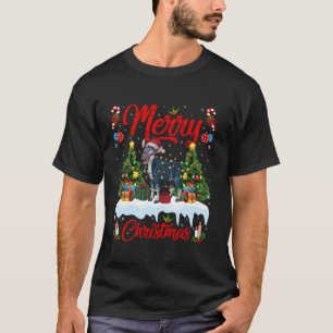Camiseta Árbol de Navidad Okapi iluminando a Navidades de S