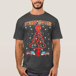 Camiseta Árbol de Navidad para bomberos