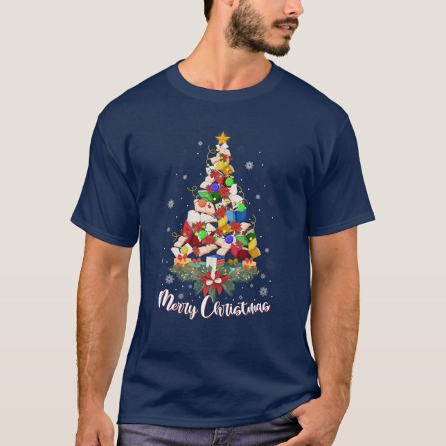 Camiseta Árbol De Navidad Para Hombres A Las Mujeres Les En (Anverso)