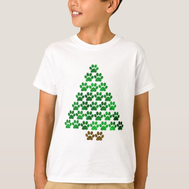 Camiseta Árbol de Navidad Perro / Gato (Anverso)