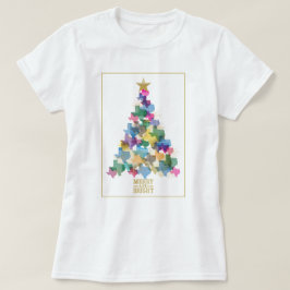 Camiseta Árbol de Navidad Rústico de Texas