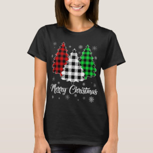 Camiseta Árbol de Navidad Santa Búfalo Tapa de impresión Me