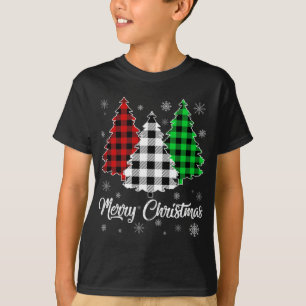 Camiseta Árbol de Navidad Santa Búfalo Tapa de impresión Me