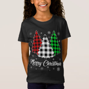 Camiseta Árbol de Navidad Santa Búfalo Tapa de impresión Me