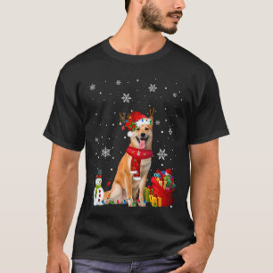 Camiseta Árbol de Navidad Shiba Inu enciende cachorro de pe