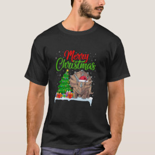 Camiseta Árbol de Navidad Triceratops enciende Navidad Tric