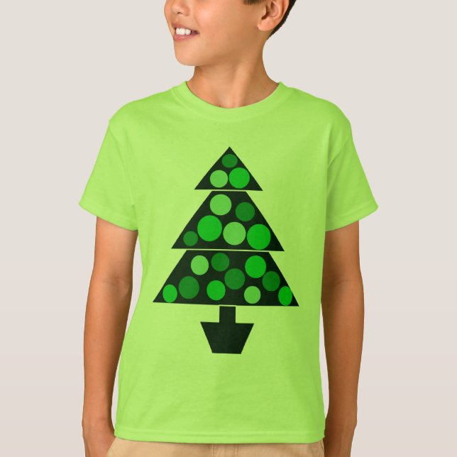 Camiseta Árbol de navidad verde de las chucherías - (Anverso)