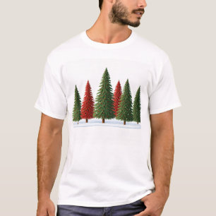 Camiseta Árbol de Navidad Verde: Día encantador y momentos