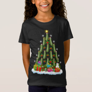 Camiseta Árbol de Navidad Zucchini iluminando Santa Zucchin