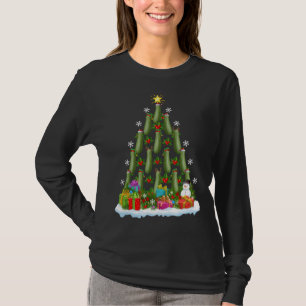 Camiseta Árbol de Navidad Zucchini iluminando Santa Zucchin