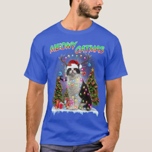 Camiseta Árbol de navidades de gatos de Shorthair británico