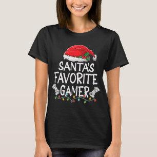 Camiseta Árbol de Navidades favoritos de caza de Santa Clau