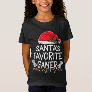 Camiseta Árbol de Navidades favoritos de caza de Santa Clau