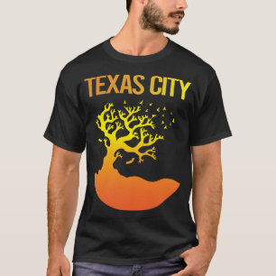Camiseta Árbol de Neón - Ciudad de Texas