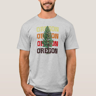 Camiseta árbol de Oregon