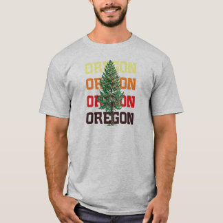 Camiseta árbol de Oregon