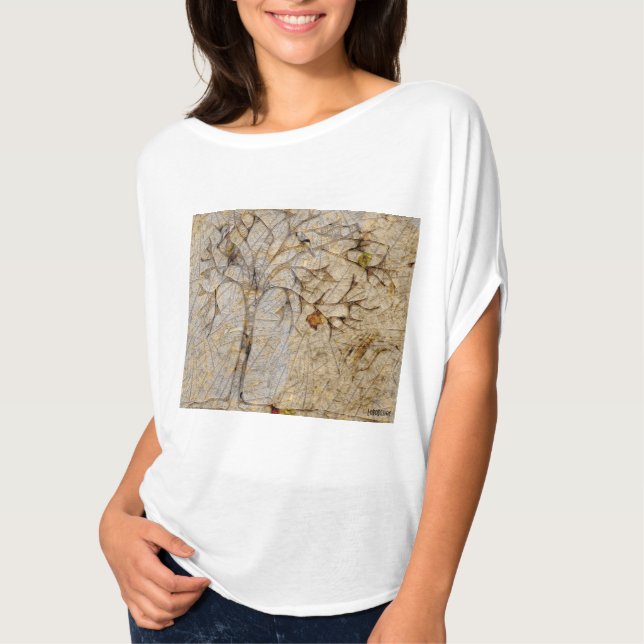 Camiseta Árbol de otoño (Anverso)
