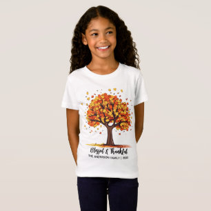 Camiseta Árbol de Otoño Feliz Día de Acción de Gracias Bend