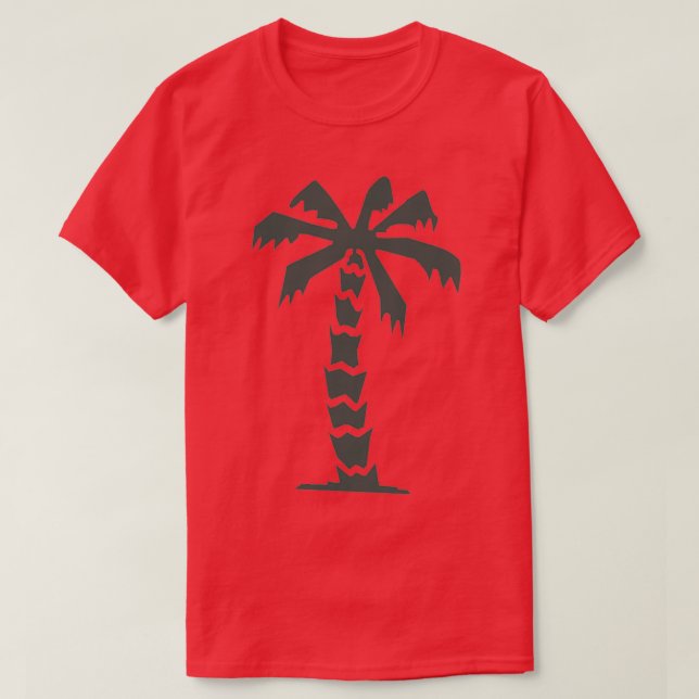 Camiseta Árbol de palmas de afrika Korps (Diseño del anverso)