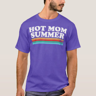 Camiseta Árbol de palmas retro de verano de mamá caliente