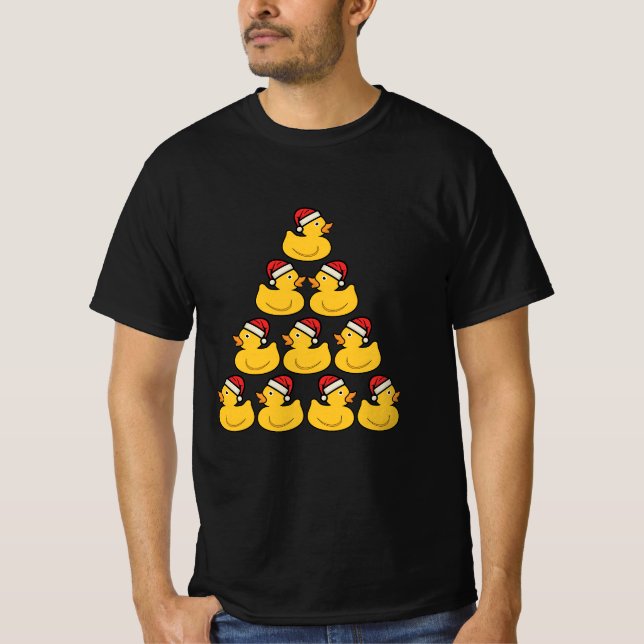 Camiseta Árbol de pato de los navidades (Anverso)