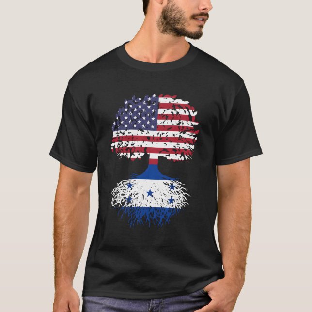 Camiseta Árbol de Patrimonio Nacional de Honduras (Anverso)