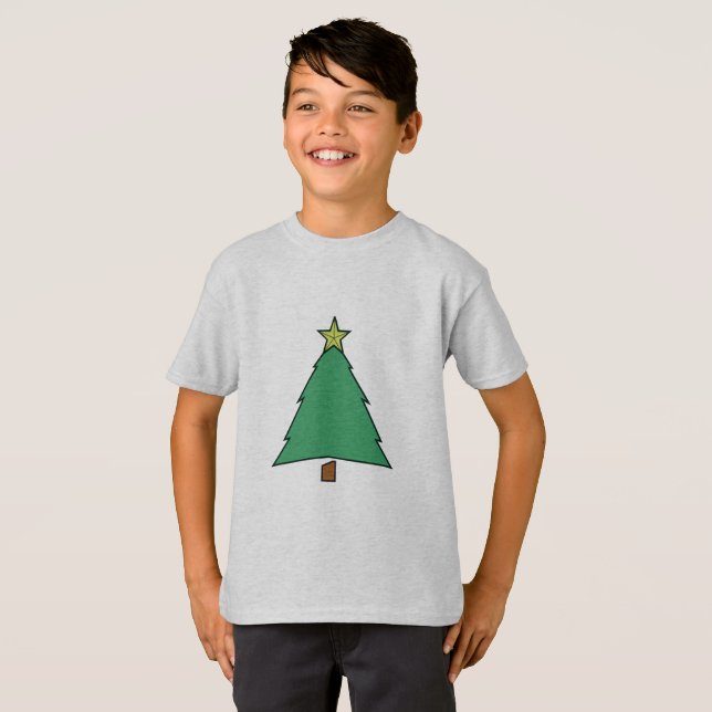 Camiseta Árbol de pino (Anverso completo)