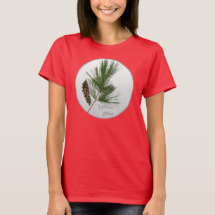 Camiseta Árbol de pino blanco
