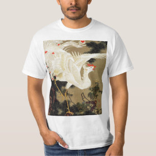 Camiseta Árbol de pino viejo y Fénix blanco de Ito Jakuchu