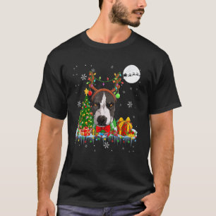 Camiseta Árbol de Pitbull de renos de Santa Lucía Dueño de