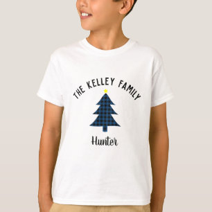 Camiseta Árbol de protección de búfalo azul, familia de fes