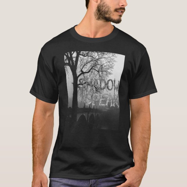 Camiseta Árbol de puente negro de punk (Anverso)