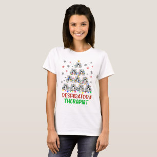 Camiseta Árbol de pulmón Navidades de terapia respiratoria
