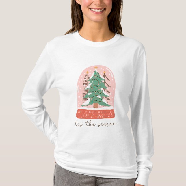 Camiseta Árbol de regalo de Navidad Esta temporada (Anverso)