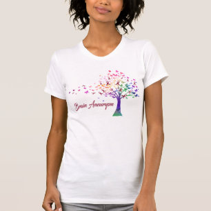Camiseta Árbol de sensibilización sobre el neuralismo cer