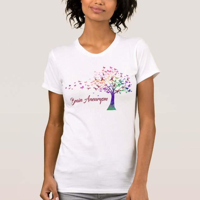 Camiseta Árbol de sensibilización sobre el neuralismo cereb (Anverso)
