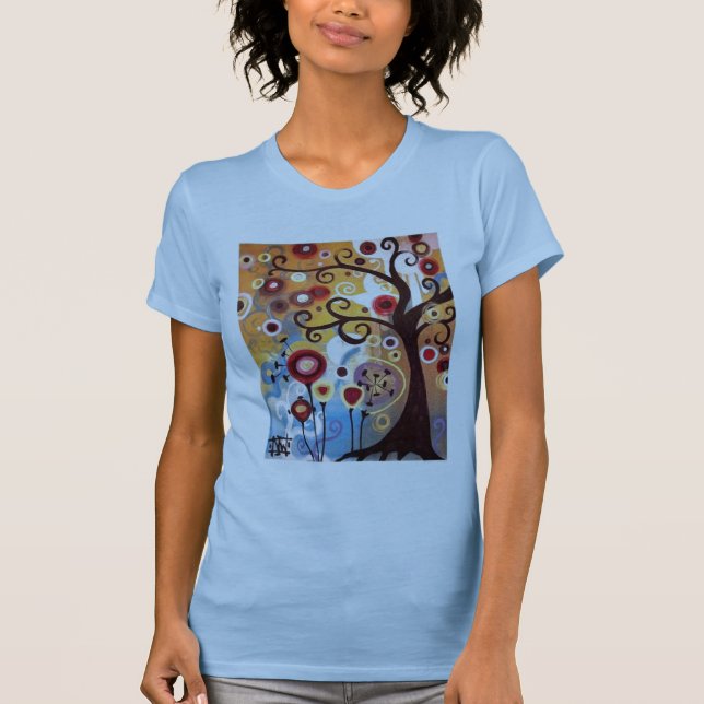 Camiseta Árbol de Swirly (Anverso)