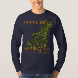 Camiseta Árbol de territorios de Washington La Spru Hemlock