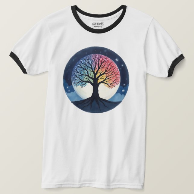 Camiseta Árbol de vida (Anverso del diseño)