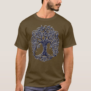 Camiseta Árbol de vida azul