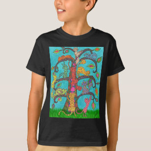 Camiseta Árbol de vida de gato