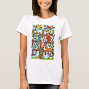 Camiseta Árbol de vida de primavera