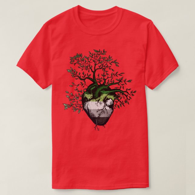 Camiseta Árbol de vida del corazón de Aromc (Diseño del anverso)