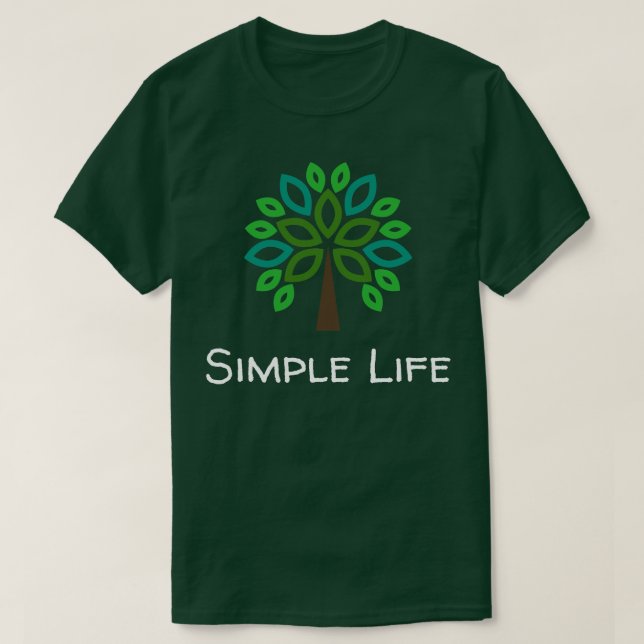 Camiseta Árbol de vida simple (Diseño del anverso)