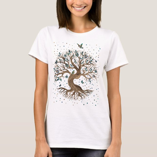 Camiseta Árbol de vida - Yggdrasil (Anverso)