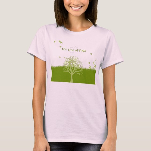 Camiseta árbol de yoga (Anverso)